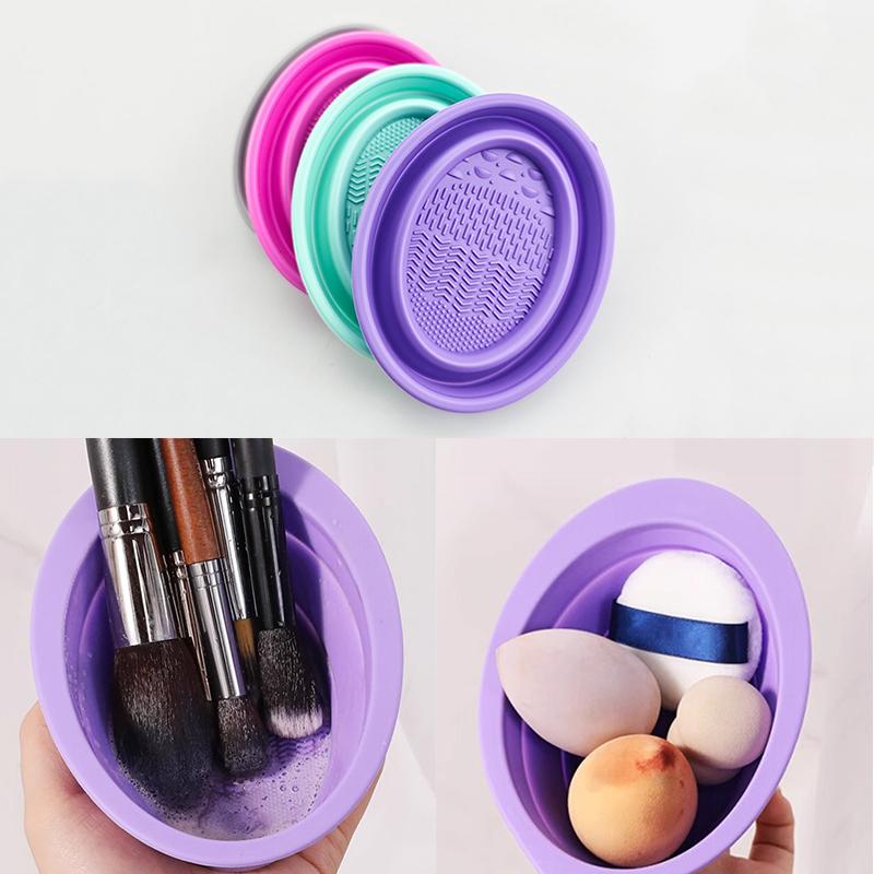 Beauty Home Makeup - Nettoyeur de pinceaux de maquillage en