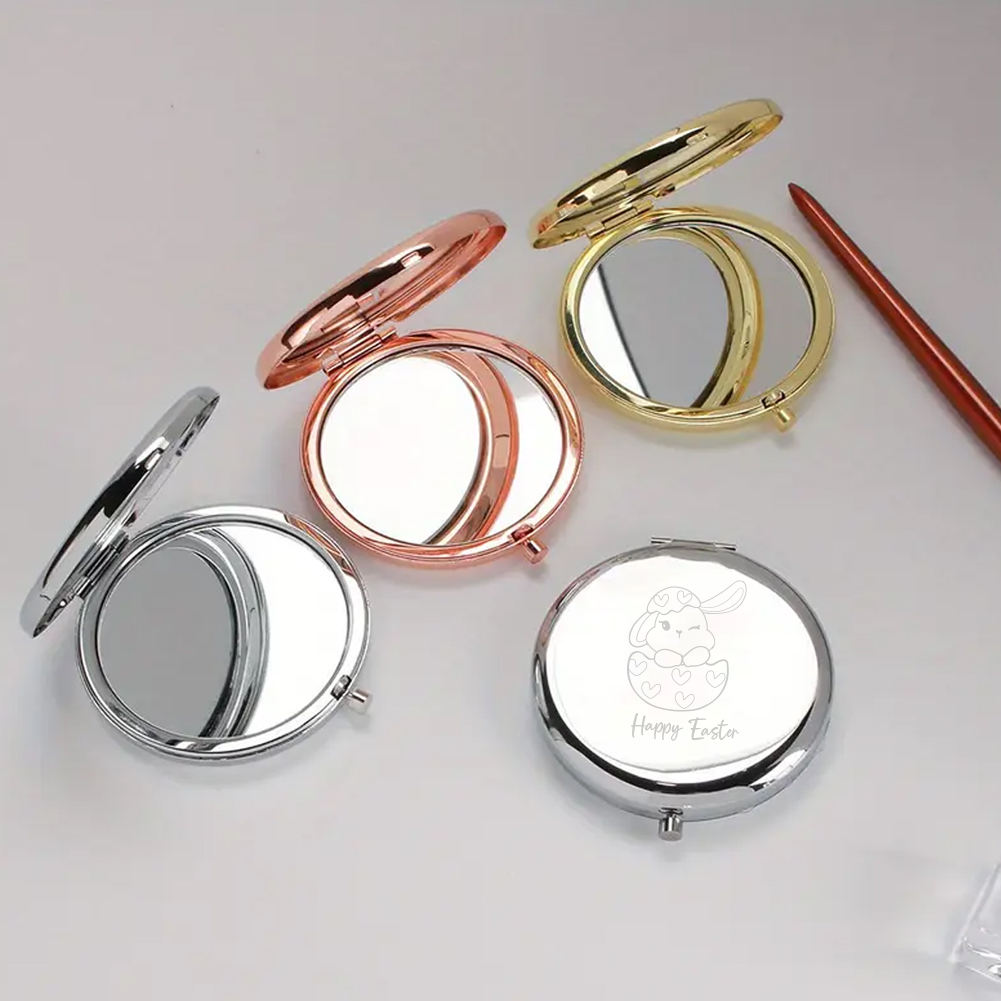 Beauty Of Makeup - 1 pièce Miroir de poche rond