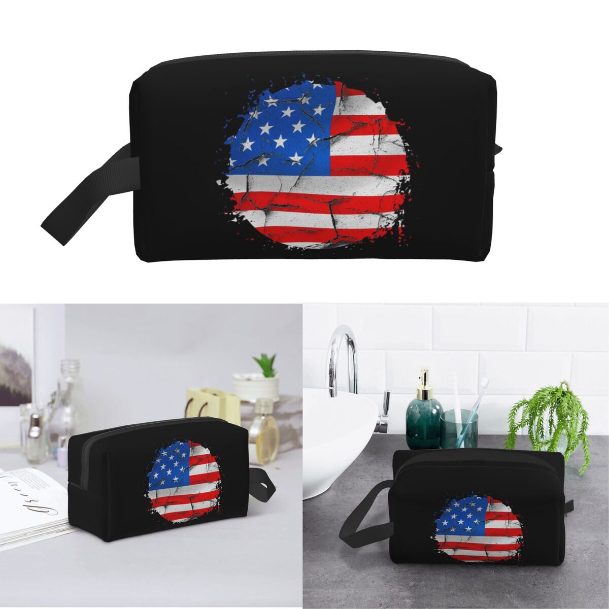 Beauty Makeup Usa - Trousse de Maquillage Drapeau Américain USA,