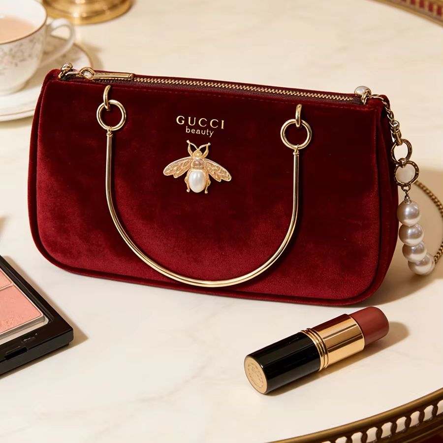 Ysl Beauty Makeup - Sac Gucci pour femmes, moyen, rouge