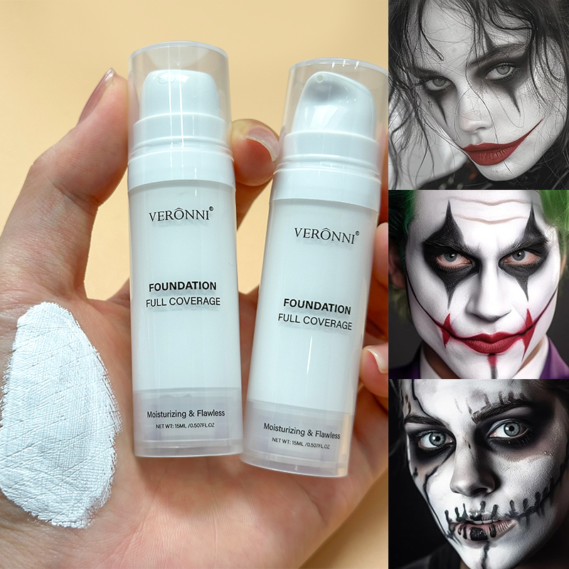 Beauty Makeup Foundation - Halloween liquide Goth blanc maquillage couleur
