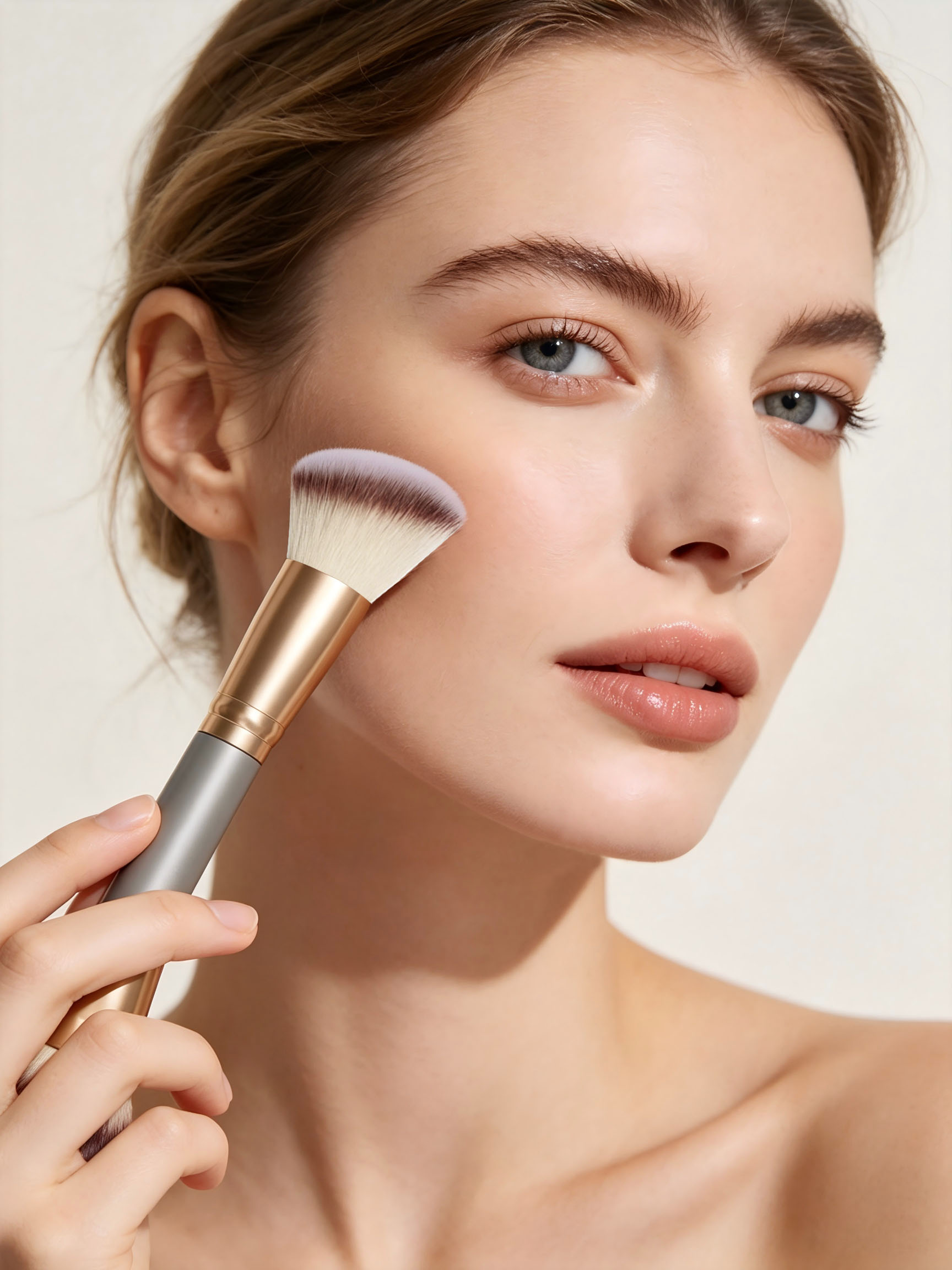 Pinceau à fond de teint double - Beauty Queen Makeup avis et prix