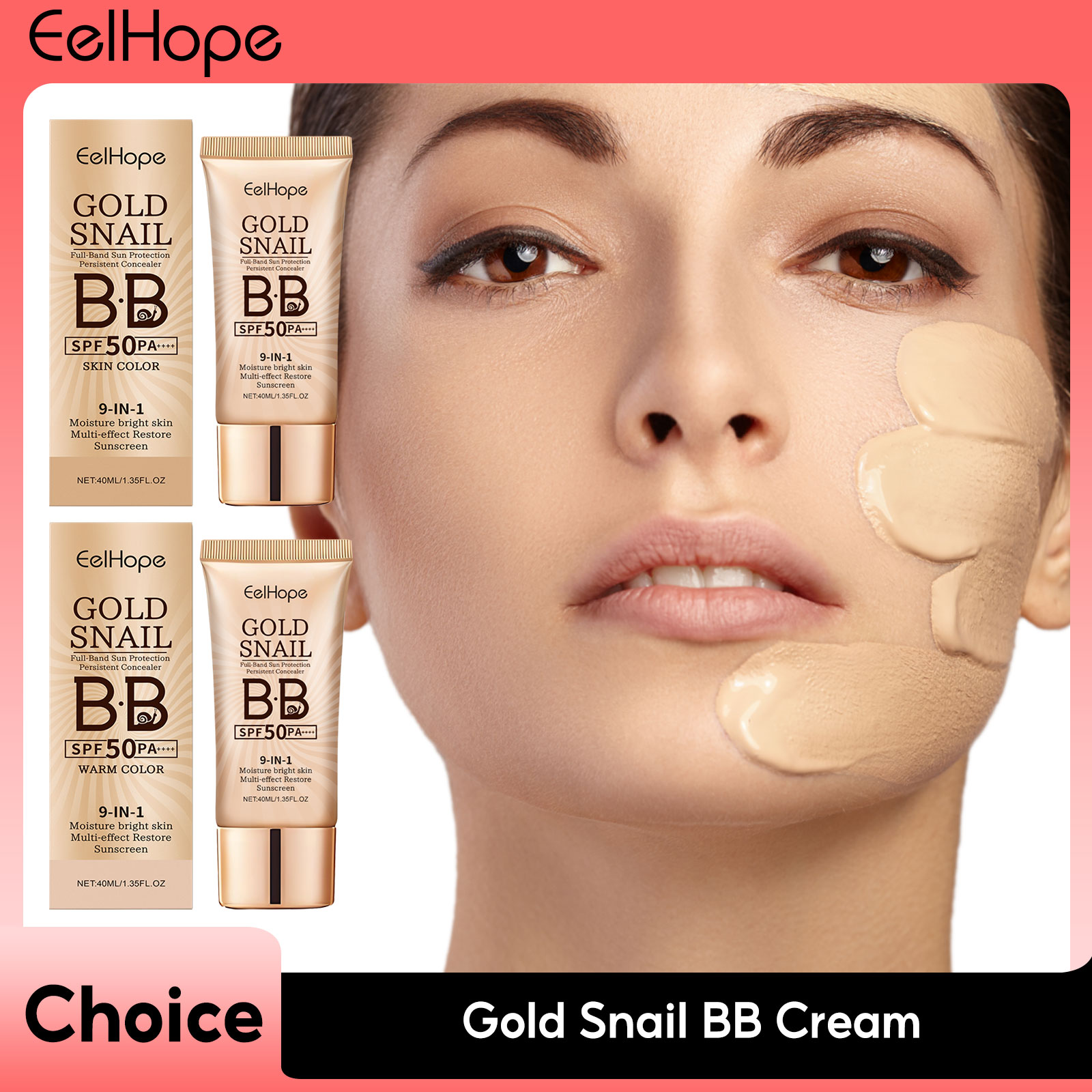 Crème solaire à base d'escargo - Beauty Makeup Foundation avis et prix