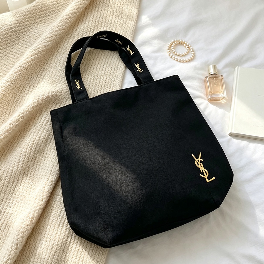 Sac à bandoulière en toile noi - Ysl Beauty Makeup avis et prix