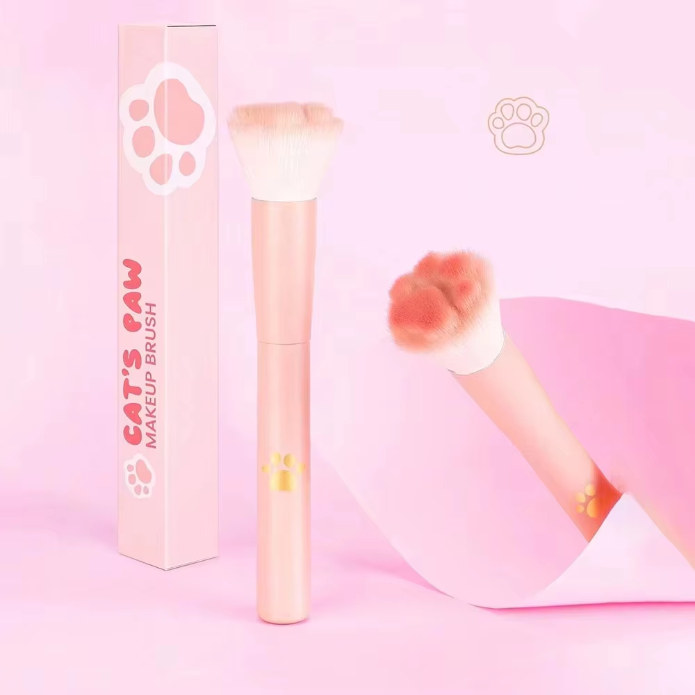 Pinceau à blush en forme de pa - Beauty Queen Makeup avis et prix