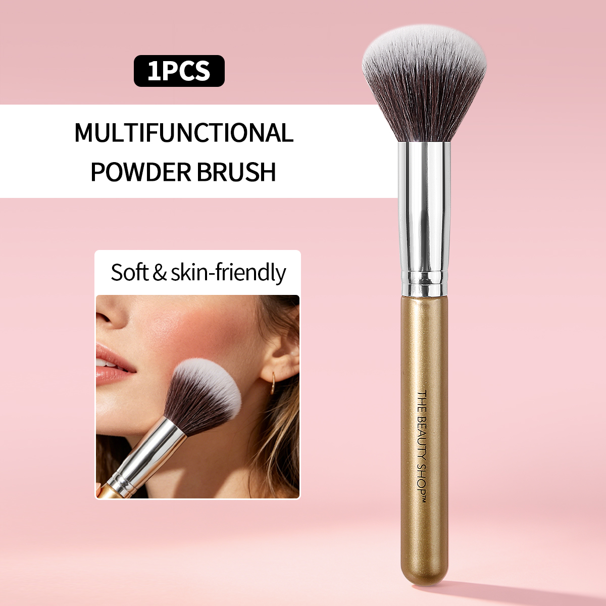 Pinceau à poudre blush grande  - Beauty Queen Makeup avis et prix