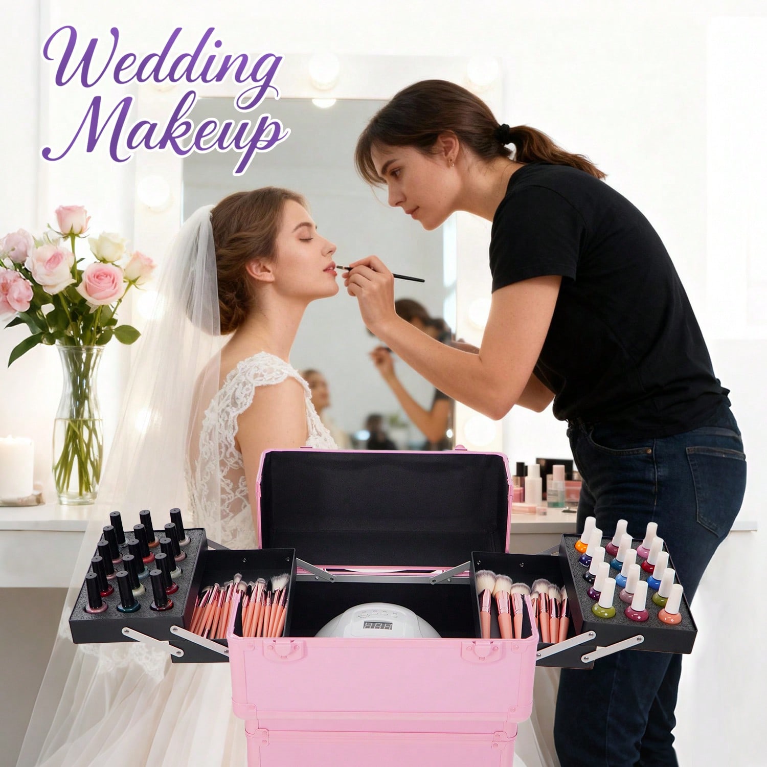 Valise de maquillage à roulett - Beauty Makeup Case avis et prix