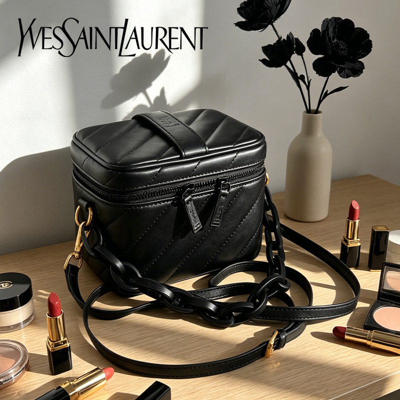 Sac Yves Saint Laurent noir ma - Ysl Beauty Makeup avis et prix