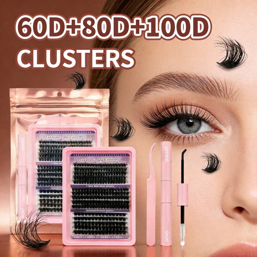 Extensions de cils en grappe D - Beauty Natural Makeup avis et prix