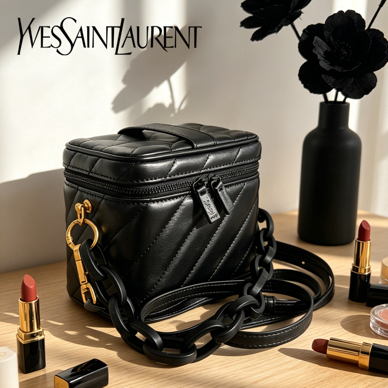 Sac Yves Saint Laurent noir ma - Ysl Beauty Makeup avis et prix