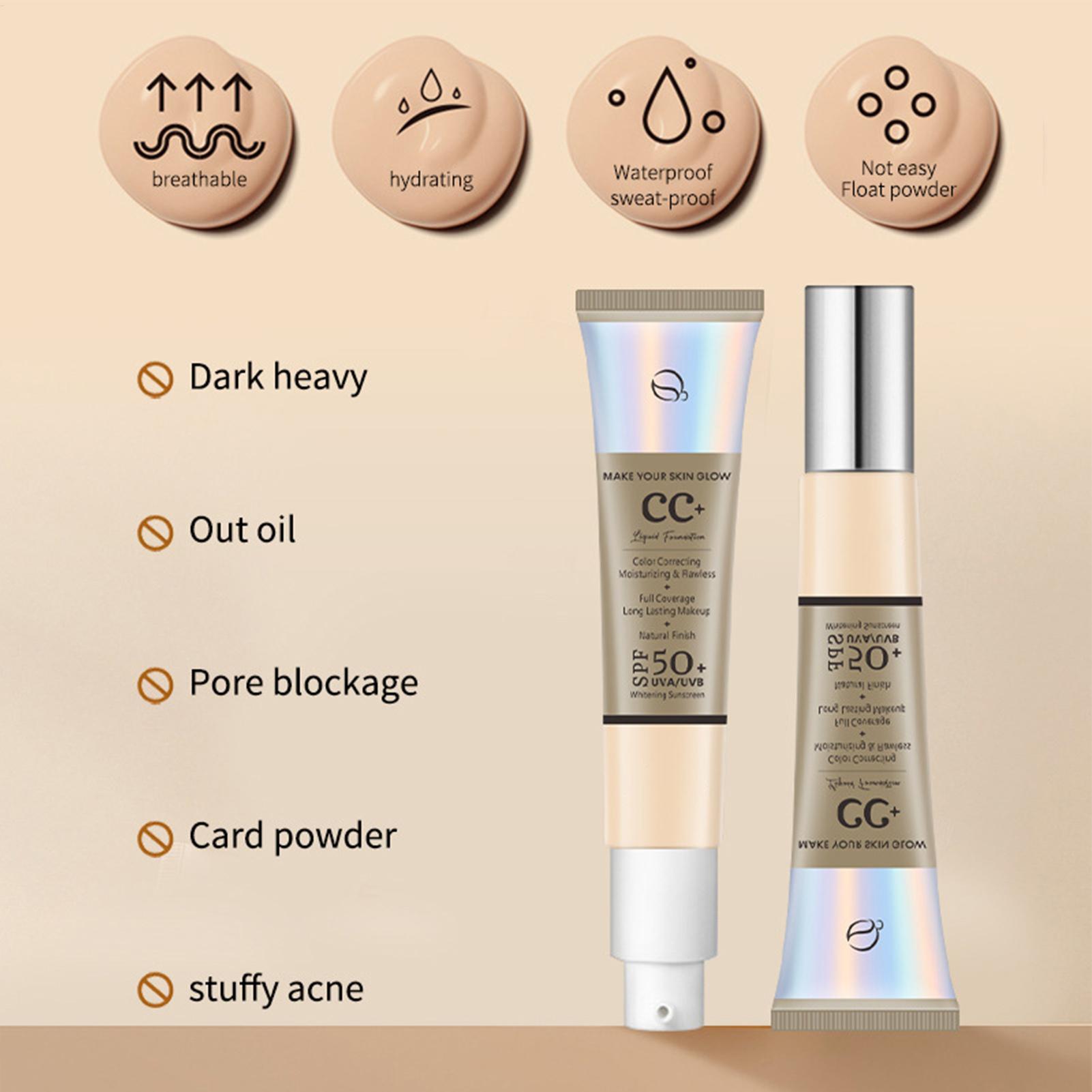 CC crème fond de teint SPF 50  - Beauty Makeup Foundation avis et prix