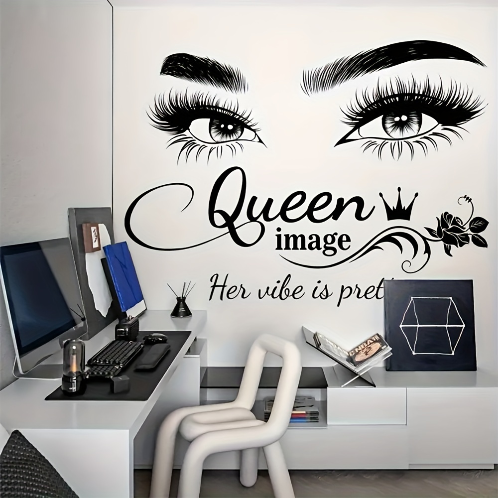 Autocollant mural élégant en f - Beauty Queen Makeup avis et prix