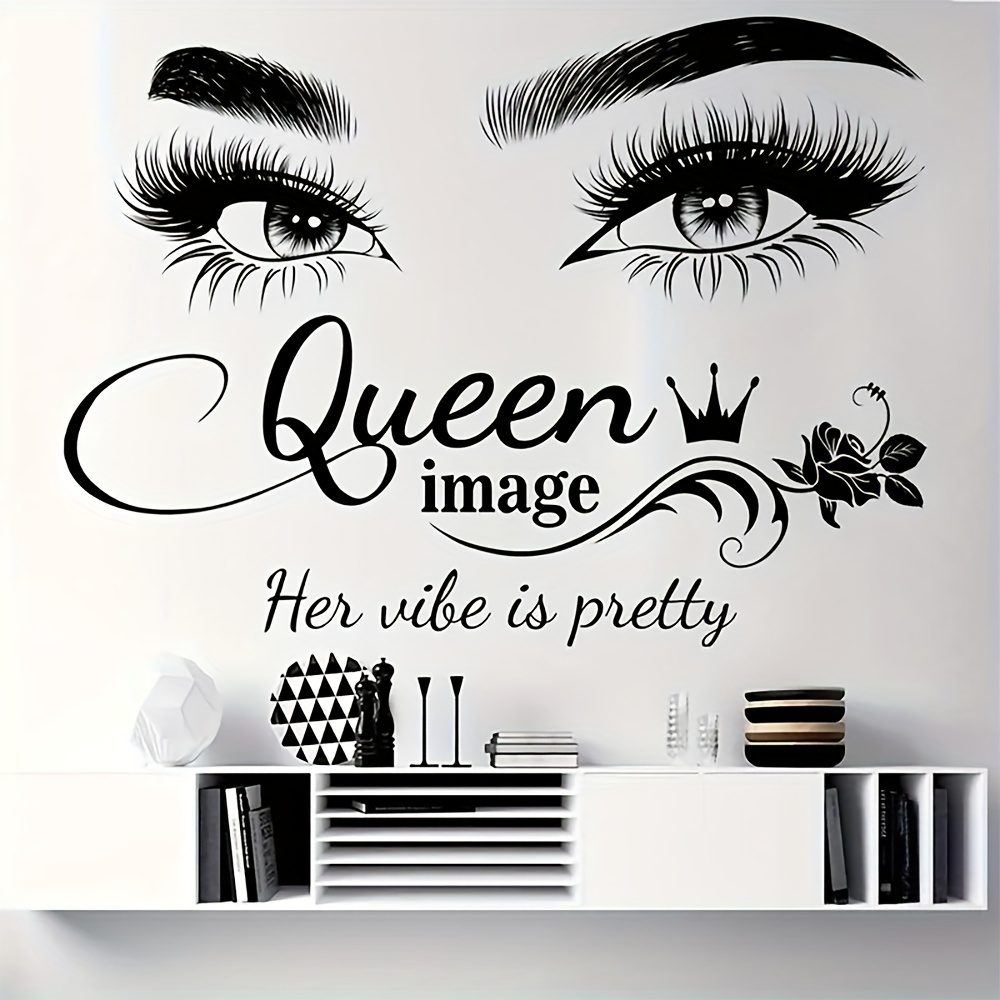 Autocollant mural élégant en f - Beauty Queen Makeup avis et prix